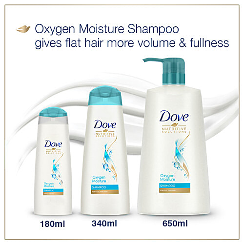 Dove Oxygen Moisture Shampoo, 650 ml  