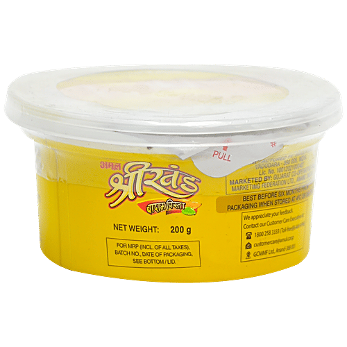 Buy Amul Shrikhand Badam Pista 200 Gm Online at the Best Price of Rs 54