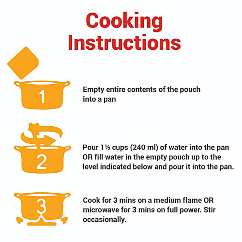 Saffola Masala Oats - Chinese, 38 g  No Cholesterol, No Trans Fat