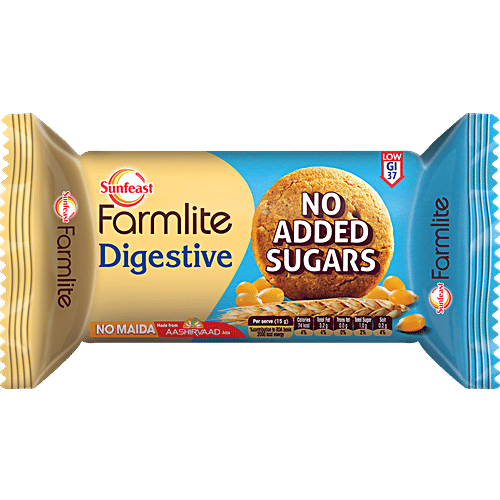 Sunfeast Farmlite Digestive Biscuits - Cookies - All Good Rich Fibre, 100 g  No Added Sugars, No Maida