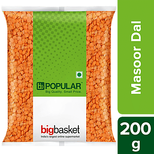 bb Popular Masoor Dal/Mysore Bele, 200 g  