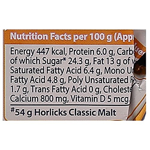 Horlicks Biscuits Nutritional Information Besto Blog
