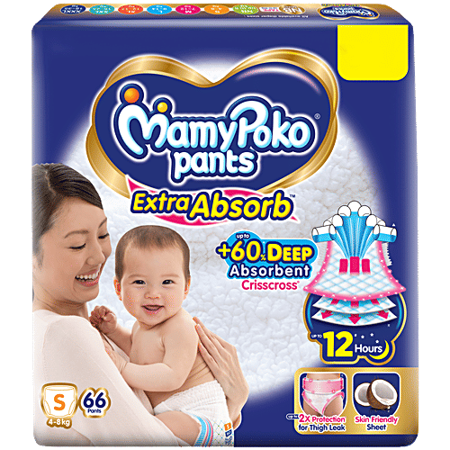 Mamypoko Pants Extra Absorb  Small, 66 pcs  