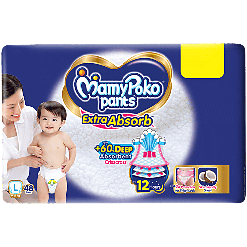 Mamypoko Pants Extra Absorb Large, 48 pcs  