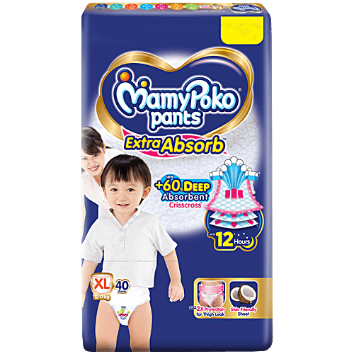 Mamypoko Pants Extra Absorb Extra Large, 40 pcs
