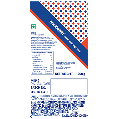 Buy Modern Sandwich Supreme 450 Gm Online at the Best Price bigbasket