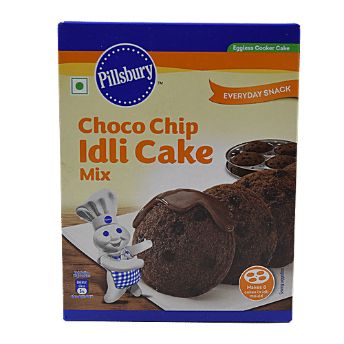 Pillsbury Choco Chip Idli Cake Mix, 120 g Eggless Cooker Cake