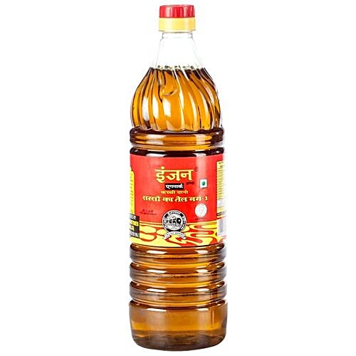 Buy Engine Kacchi Ghani Mustard Oil 1 Ltr Bottle Online at the Best