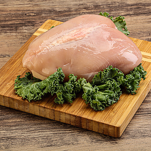 Buy fresho! Chicken Breast With Bone, Antibiotic Residue Free, 2 To 3