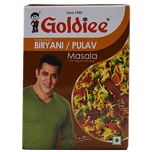 Goldiee Masala - Biryani/Pulav, 50 g  No Added Preservatives