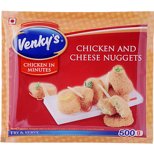 Buy Venkys Chicken Chese And Nuggets 500 Gm Online at the Best Price of