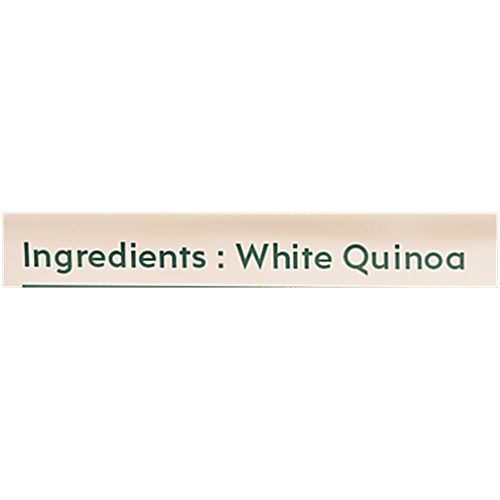 Nourish you White Quinoa - Gluten Free, 500 g  Powerhouse of Protein & Fibre
 Only plant food with high contents of all essential amino acids
