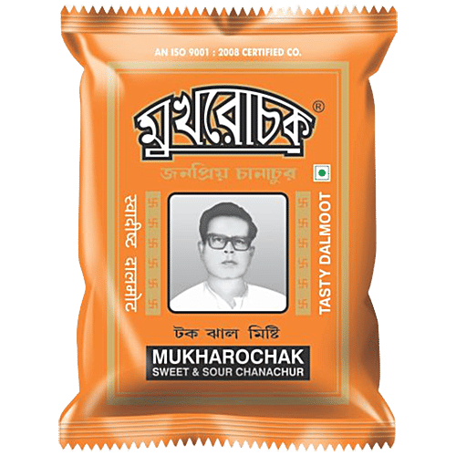 Mukharochak Namkeen - Sweet & Sour Chanachur, 400 g Zero Trans Fat & Zero Cholesterol