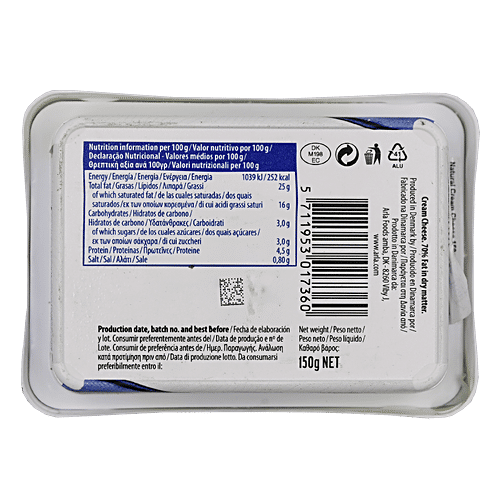 Buy Arla Cheese Natural Cream 150 Gm Online At Best Price of Rs 620