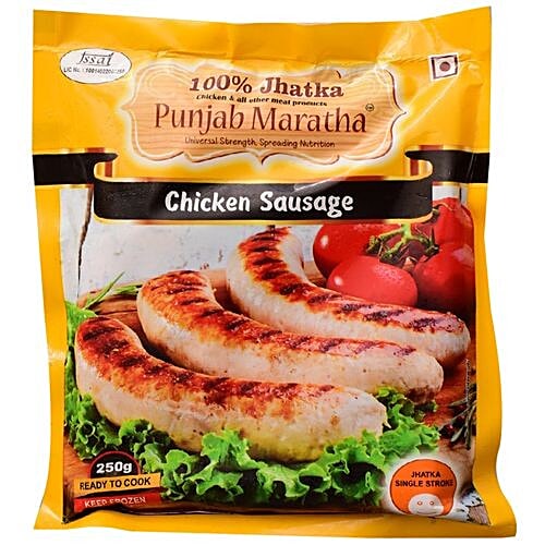 Buy Punjab Maratha Chicken Sausage 250 Gm Online at the Best Price of