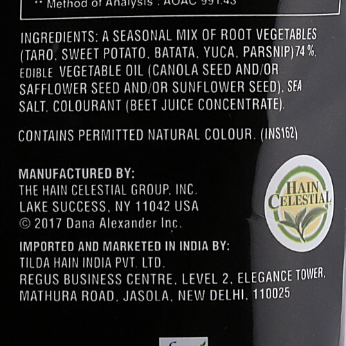 Terra Real Vegetable Chips - Original, Sea Salt, Gluten-Free, 141 g  Non GMO, Gluten Free