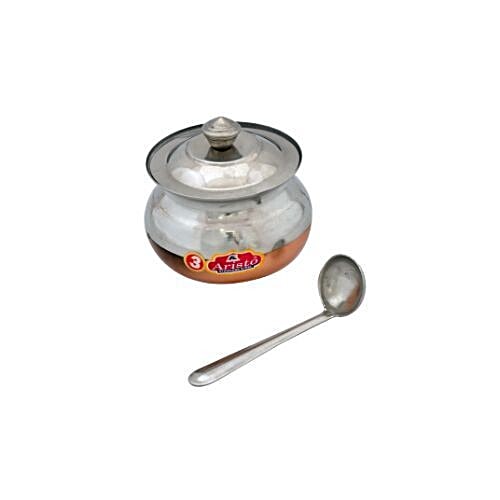 Buy Hazel Ghee Pot Copper Bottom Small Anmol S3 Stainless Steel With