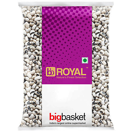 bb Royal Unpolished Black Eyes Peas / Lobia Dal, 1 kg