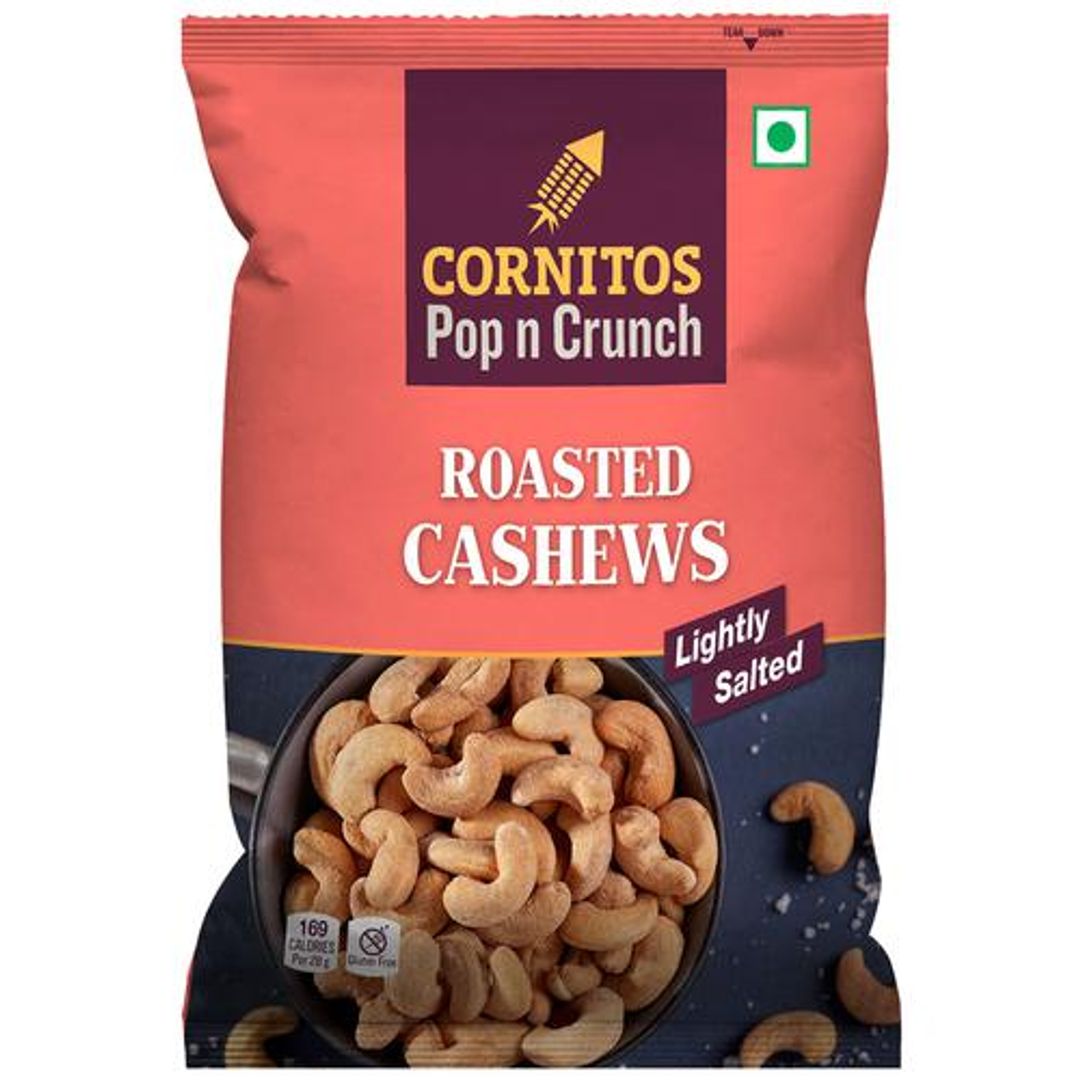 Cornitos Lightly Salted Roasted Cashews, 25 g Pouch