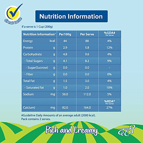 Nestle  Dahi, 400 g Pouch 