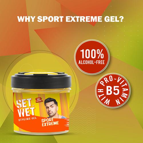 Set Wet Styling Hair Gel for Men - Sport Extreme, 250 ml  