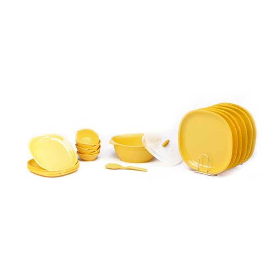 Buy Signoraware Dinner Set Square Yellow 206 Online at Best Price of
