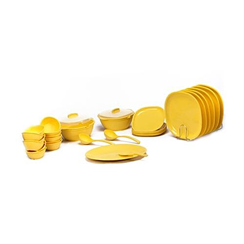 Buy Signoraware Dinner Set Square Yellow 208 Online at Best Price of