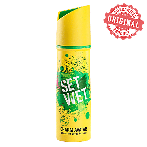 Set Wet Charm Avatar Deodorant & Body Spray Perfume For Men, 150 ml  