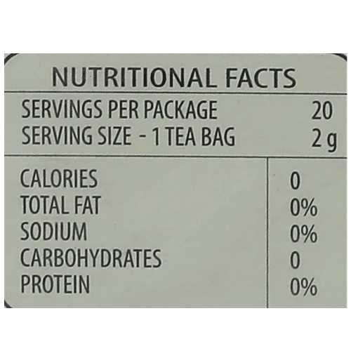 Tealia Black Tea - English Breakfast, Bio-Degradable, 40 g (20 Bags x 2 g each) 