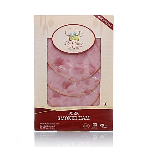 La Carne Ham - Pork, Smoked, 150 g Carton 
