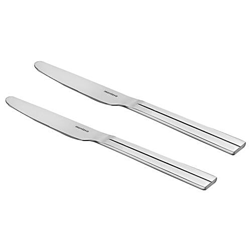 Montavo Dessert Knife Set - Nile, 2 pcs  Dishwasher Safe, Mirror Finish