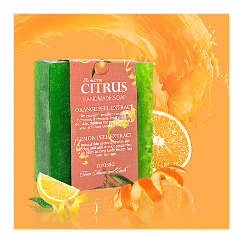Nyassa Mandarin Citrus Handmade Soap, 150 g  