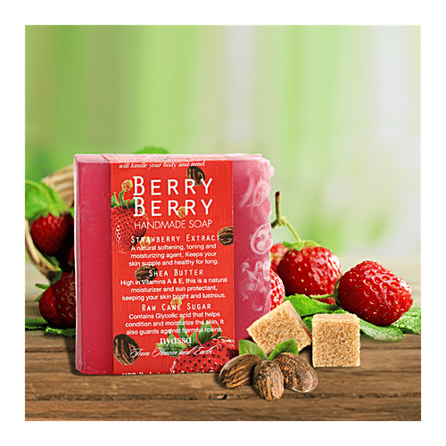 Nyassa Berry Berry Handmade Sugar Soap, 150 g