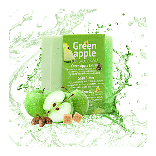 Nyassa Green Apple Handmade Sugar Soap, 150 g  