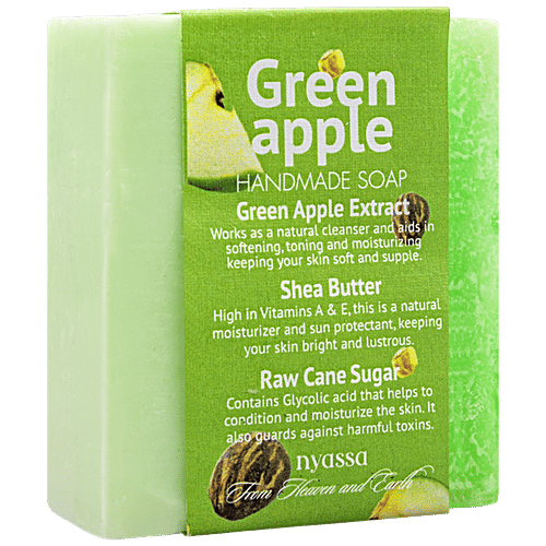 Nyassa Green Apple Handmade Sugar Soap, 150 g  