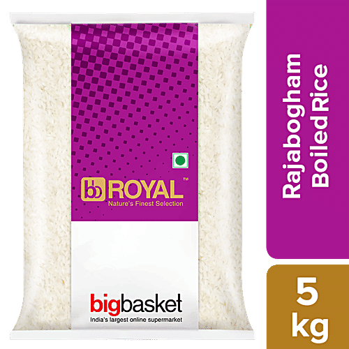 bb Royal Boiled Rice/Beyisida Akki - Rajabogham, 5 kg  