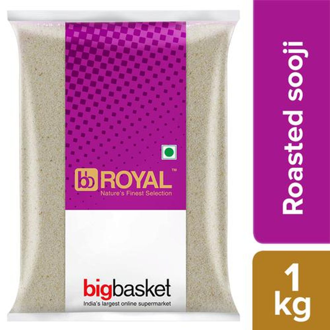 BB Royal Roasted Sooji/Rava, 1 kg 