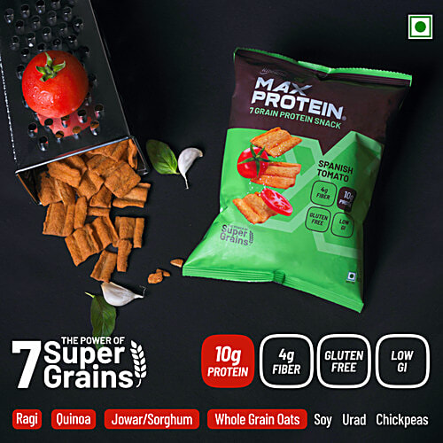 RiteBite Max Protein Chips - Spanish Tomato, 60 g  