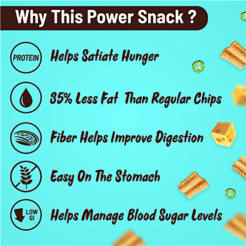 RiteBite Max Protein Chips - Cheese & Jalapeno, 150 g  