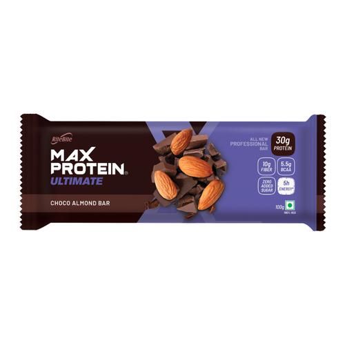 Buy Ritebite Max Protein Bar - Professional Choco Almond 100 gm Online at Best Price. - bigbasket