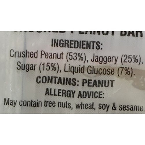 Charliee Chikki - Peanut, Crushed, 30 g Zero Cholesterol & Trans Fat