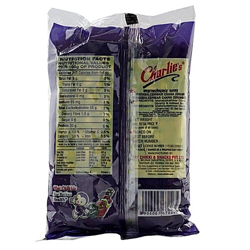 Charliee Mahabaleshwar Chana, 180 g Zero Cholesterol