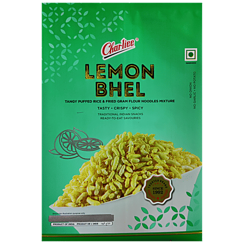 Charlie Namkeen - Lemon Bhel, 170 g  Zero Trans Fat & Zero Cholesterol
