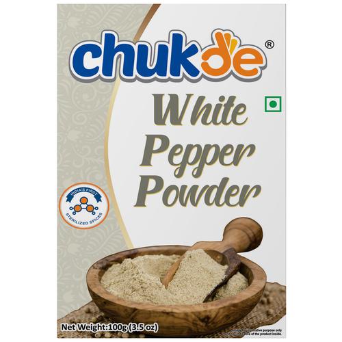 Chukde White Pepper Powder, 100g  