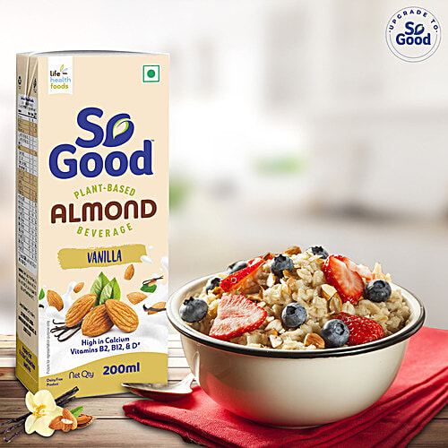 So Good Almond Milk - Vanilla, 200 ml  
