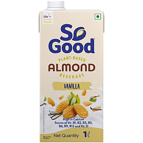 So Good Plant-Based Almond Beverage - Vanilla, 1 L  