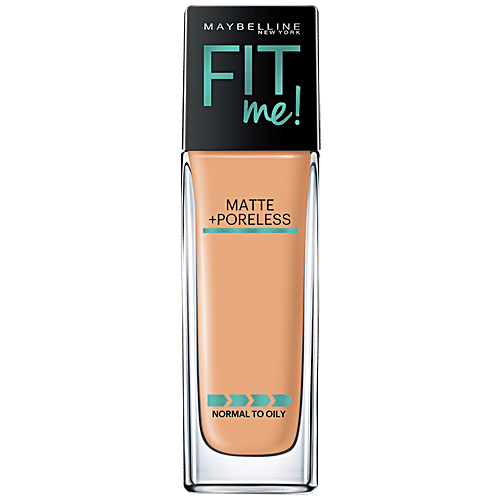 Maybelline New York Fit Me Matte+Poreless Liquid Foundation With Pump - 230 Natural Buff, 30 ml  