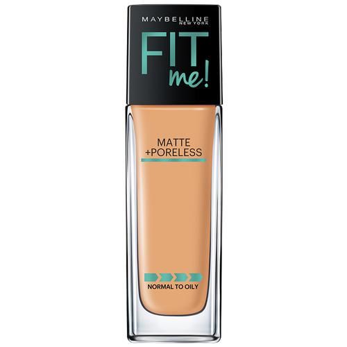 Maybelline New York Fit Me Matte+Poreless Liquid Foundation, 30 ml 310 Sun Beige Super Blendable, Natural Matte Finish