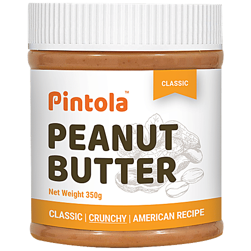 Buy Pintola Peanut Butter Crunchy Classic 350 Gm Online At Best Price