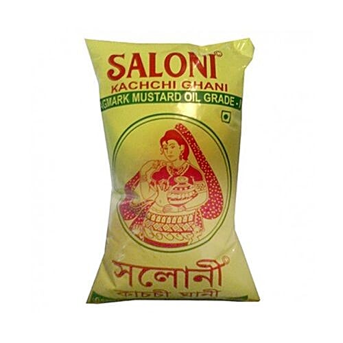 Saloni Kacchi Ghani Mustard Oil, 1 L  